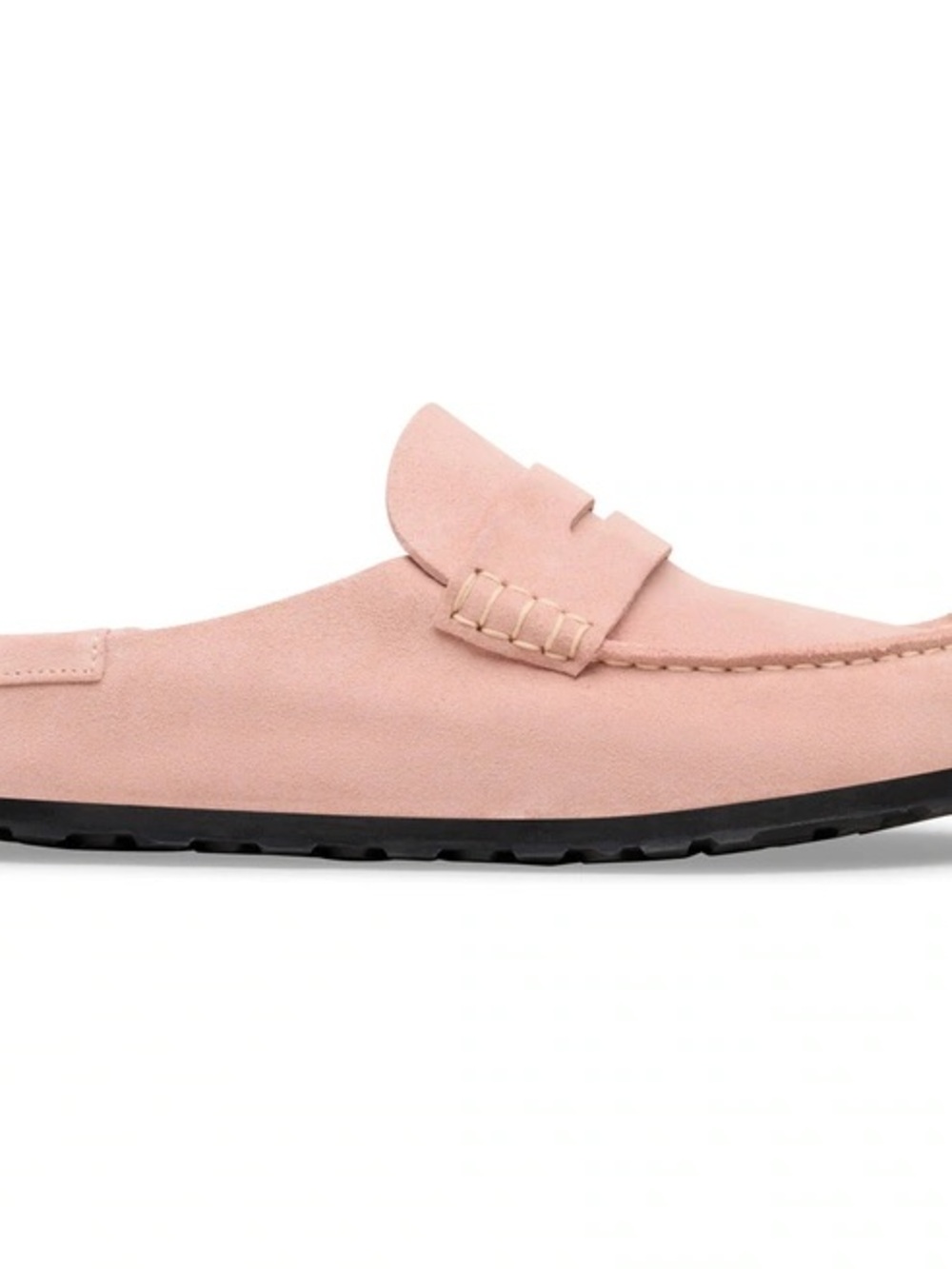 BIRKENSTOCK NAPLES WRAPPED SUEDE LEATHER LOAFERS IN PINK CLAY NWT Size 41 - Picture 2 of 6